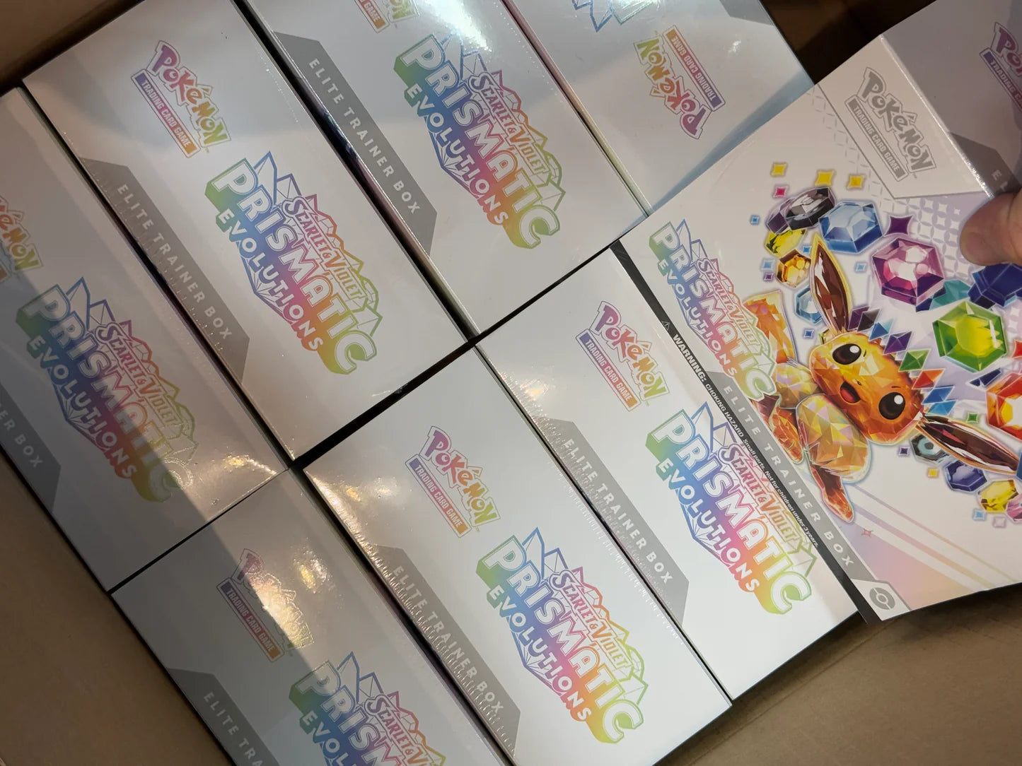 Pokémon Scarlet & Violet Prismatic Evolutions Elite Trainer Box