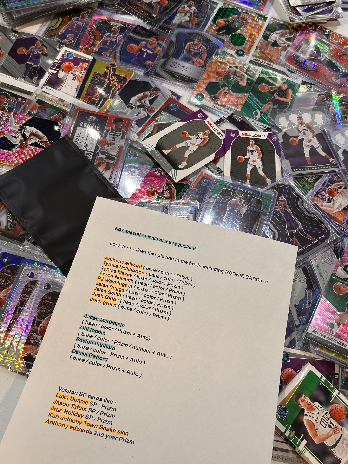 NBA Final / playoff rookie mystery packs !