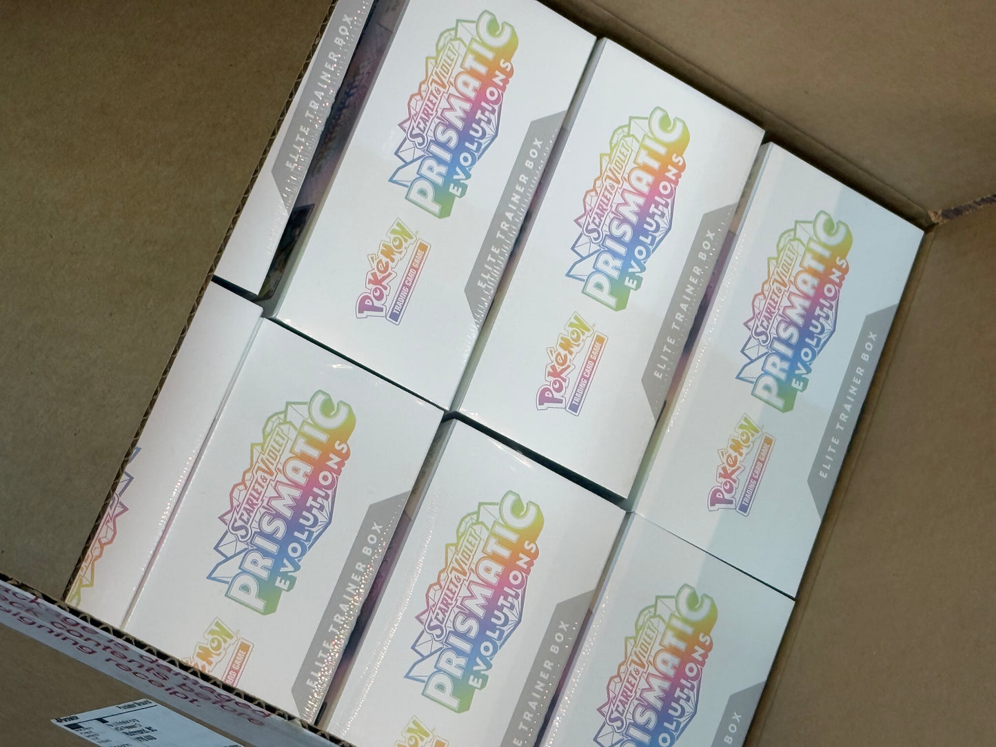 Pokémon Scarlet & Violet Prismatic Evolutions Elite Trainer Box