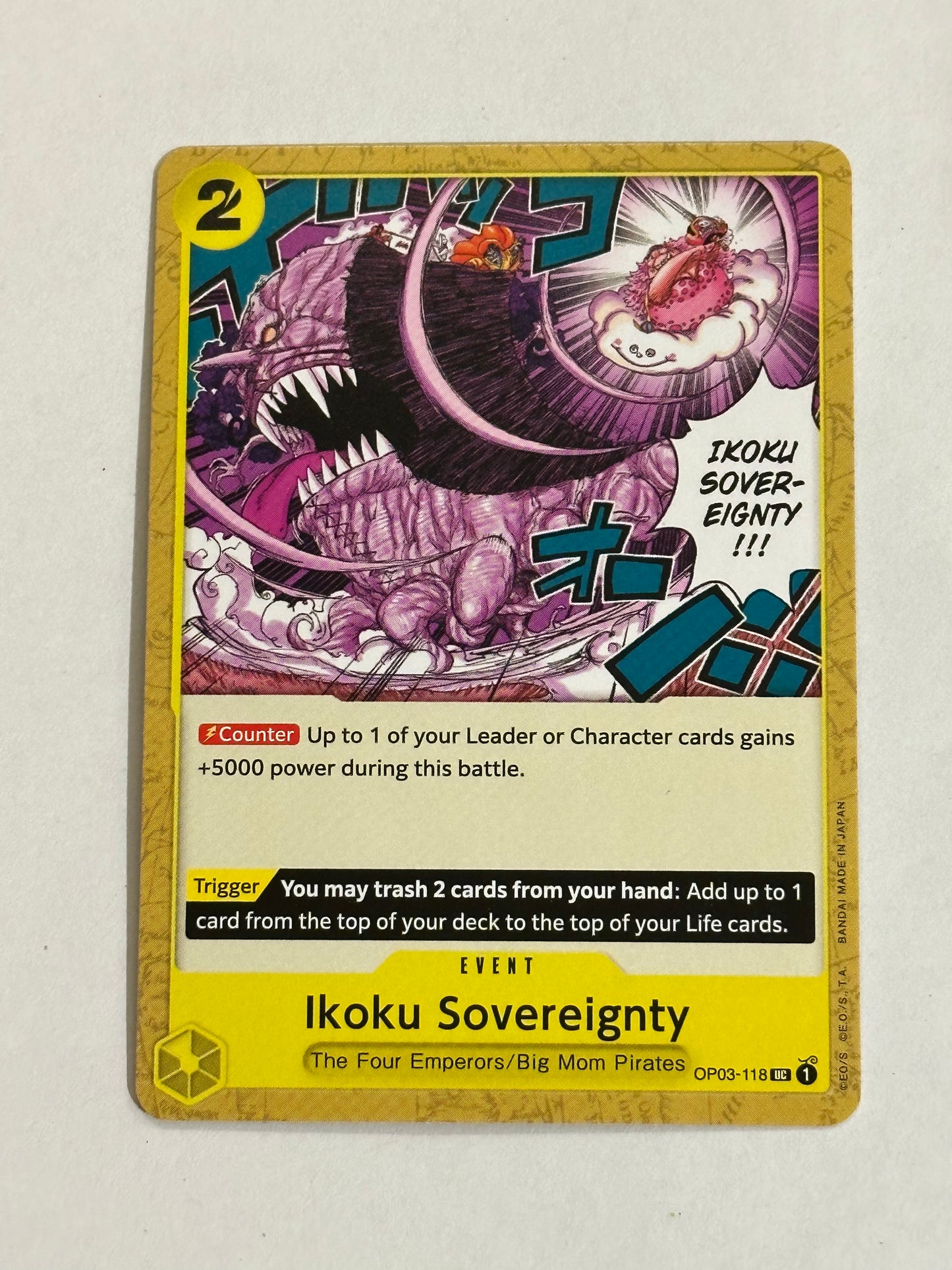 One Piece TCG Event OP03-118 Ikoku Sovereignty English