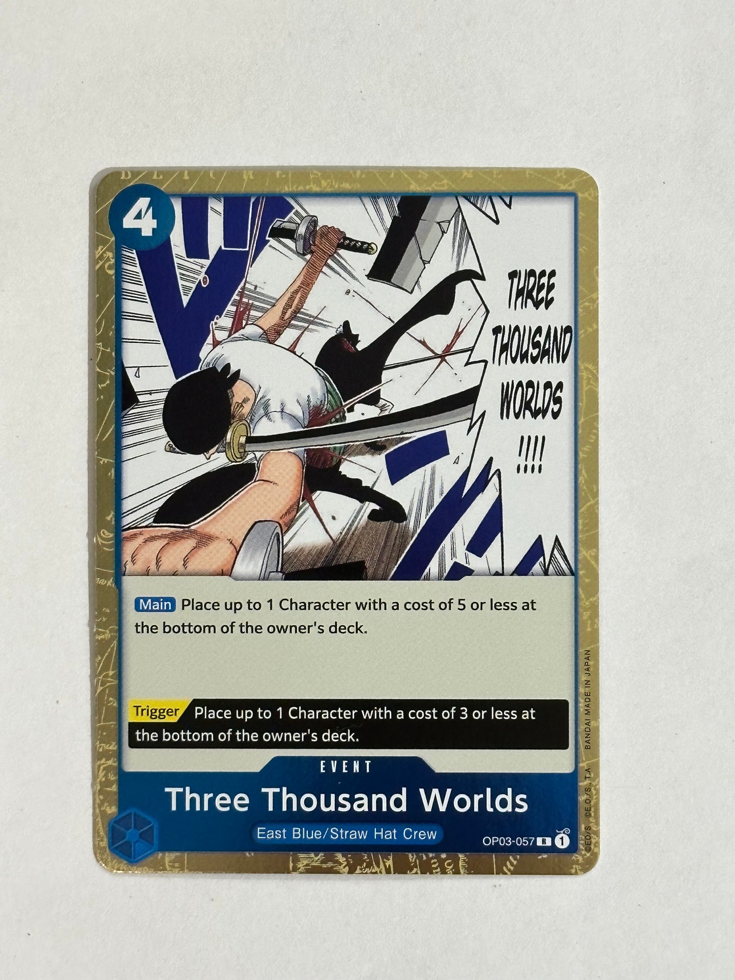 One Piece TCG Event Three Thousand Worlds OP03-057 English
