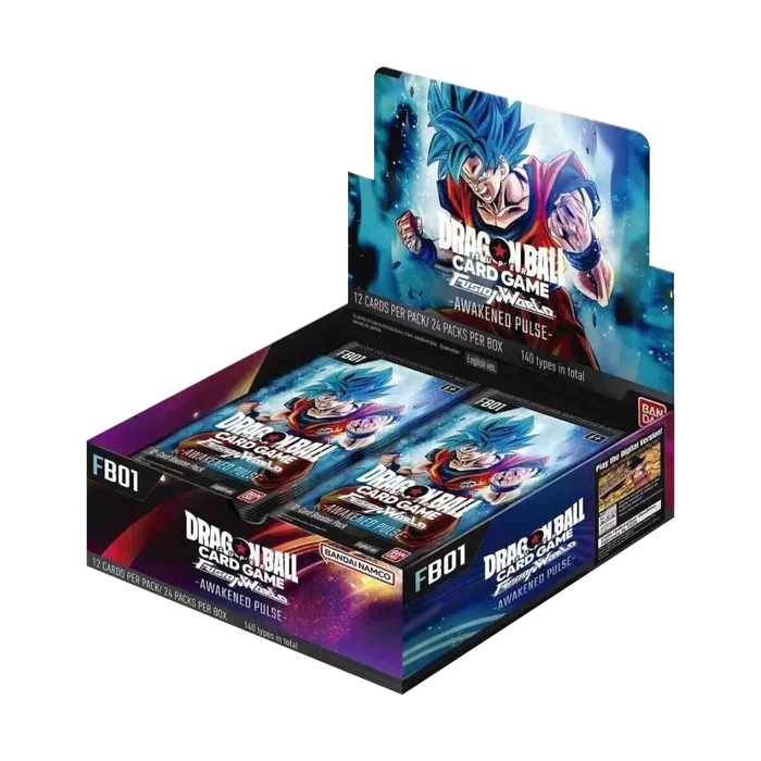 Fusion World 01 - Awakened Pulse Box FB01 of 24 Packs - Dragon Ball Super Card Game (ENG)