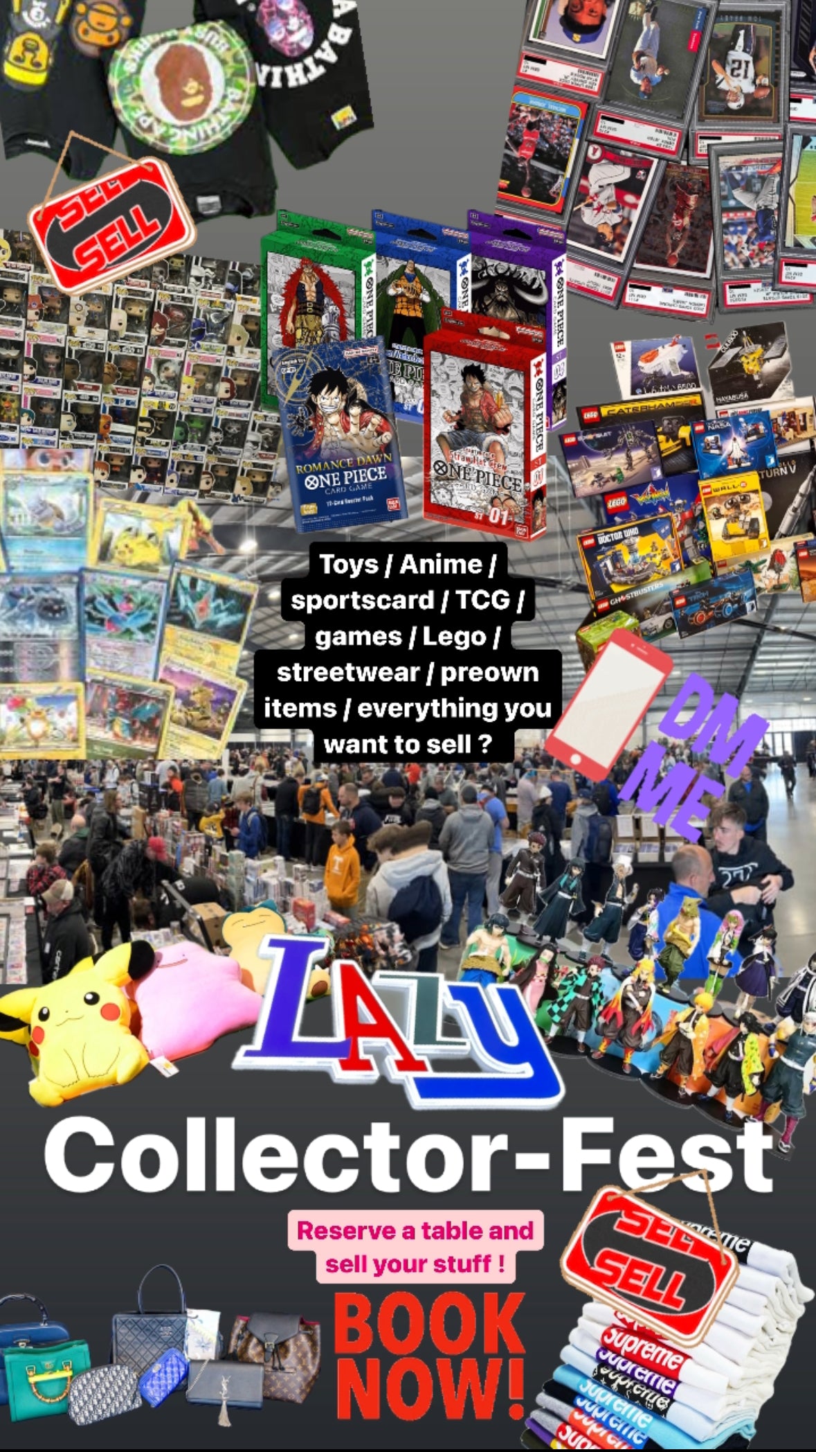 June 8 :  Collector-Fest ( visitor tickets / Vendor Tables )