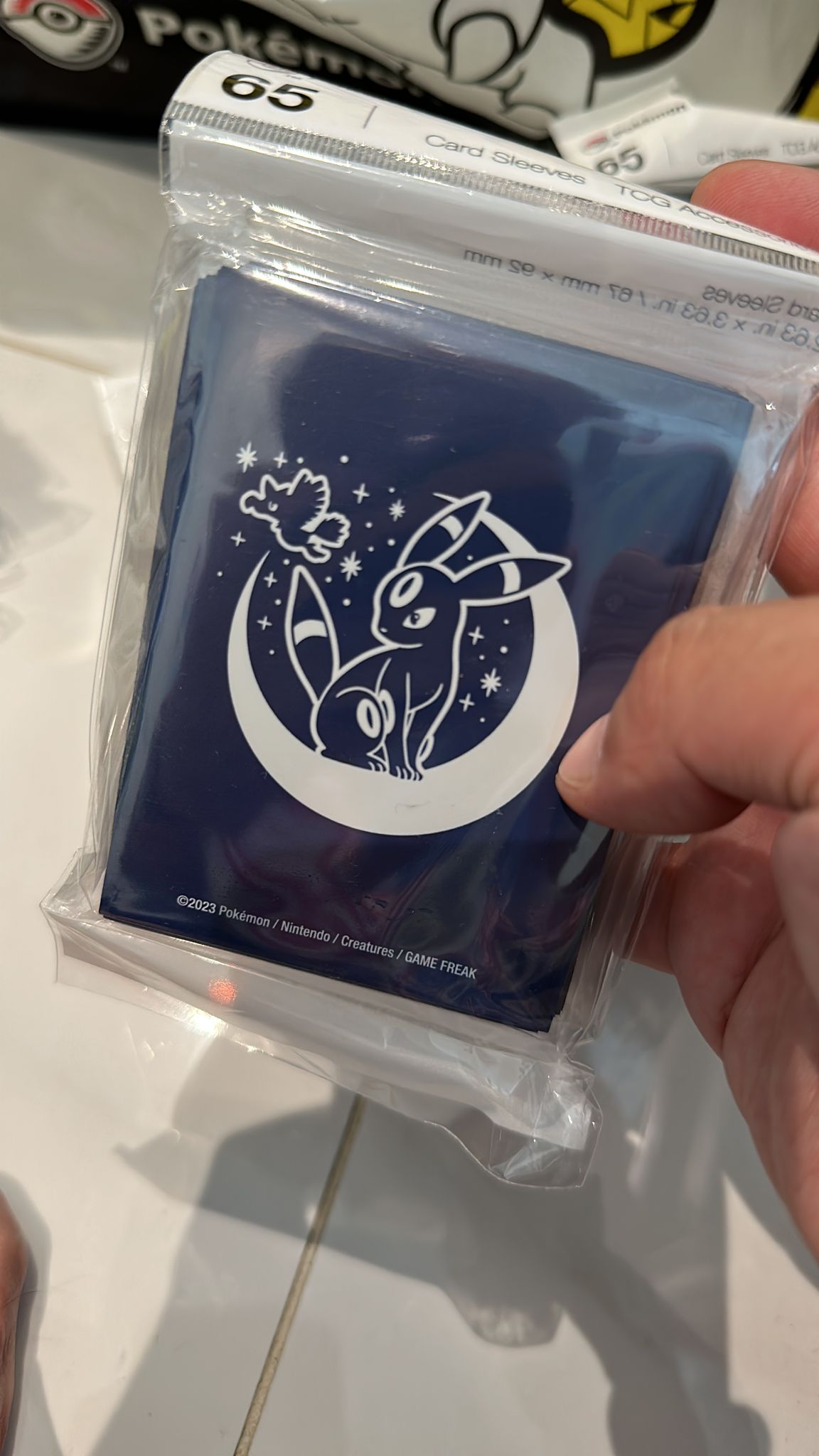 Pokémon 2023 Umbreon card sleeves
