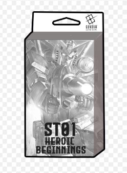 (PRE ORDER) GUNDAM CG ST-01 HEROIC BEGINNINGS STARTER DECK