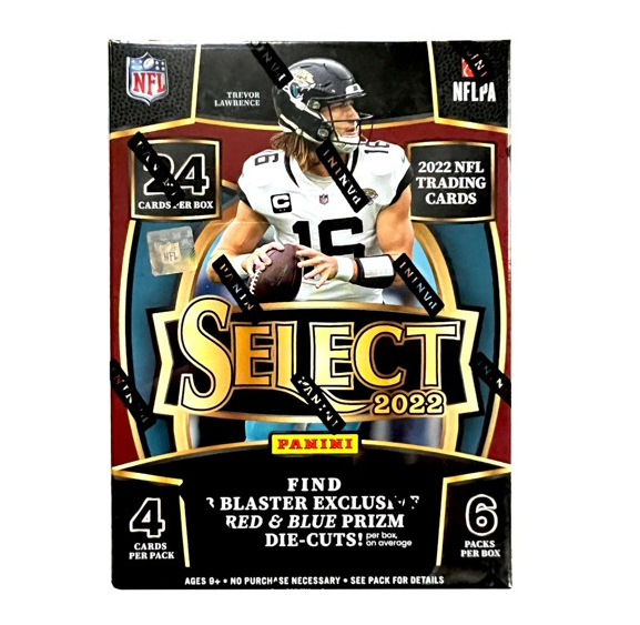 2022 Panini Select NFL Football Trading Cards Blaster Box