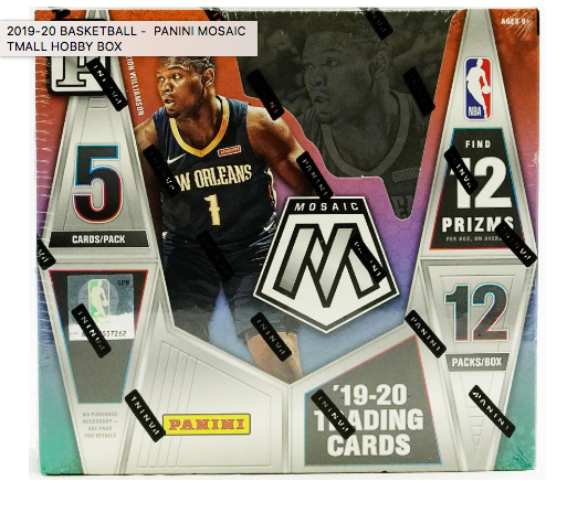 2019-20 BASKETBALL - PANINI MOSAIC TMALL HOBBY BOX