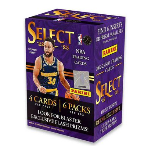 2022-23 Panini Select NBA Basketball Trading Cards Blaster Box