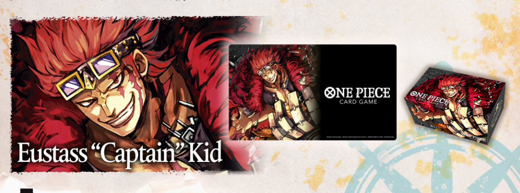 One Piece - Playmat with box- Eustass Kid