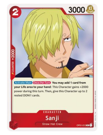 SANJI OP01-013 R ROMANCE DAWN