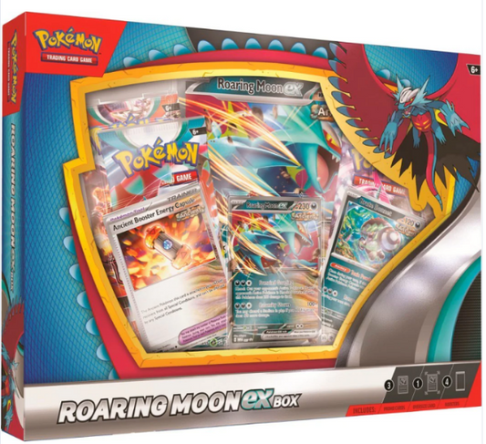 Pokemon Roaring Moon/Iron Valiant ex Box