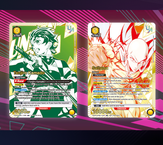 UNION ARENA RARE BATTLE 2025 March : Demon Slayer / One Punch Man Lazy Trading Cards UNION ARENA RARE BATTLE 2025 March : Demon Slayer / One Punch Man Lazy Trading Cards