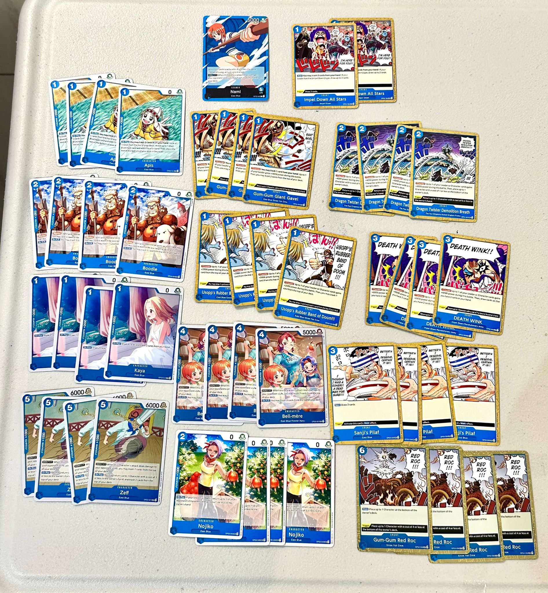 One Piece Nami Deck One Piece Nami Deck