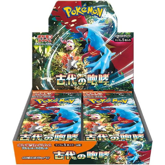 Pokemon Card Game Scarlet & Violet Booster Pack Ancient Roar BOX sv4K Japanese