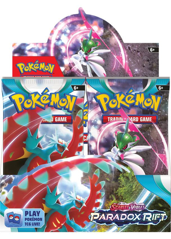 scarlet and violet booster box opening Pokémon: Scarlet & Violet - Paradox Rift