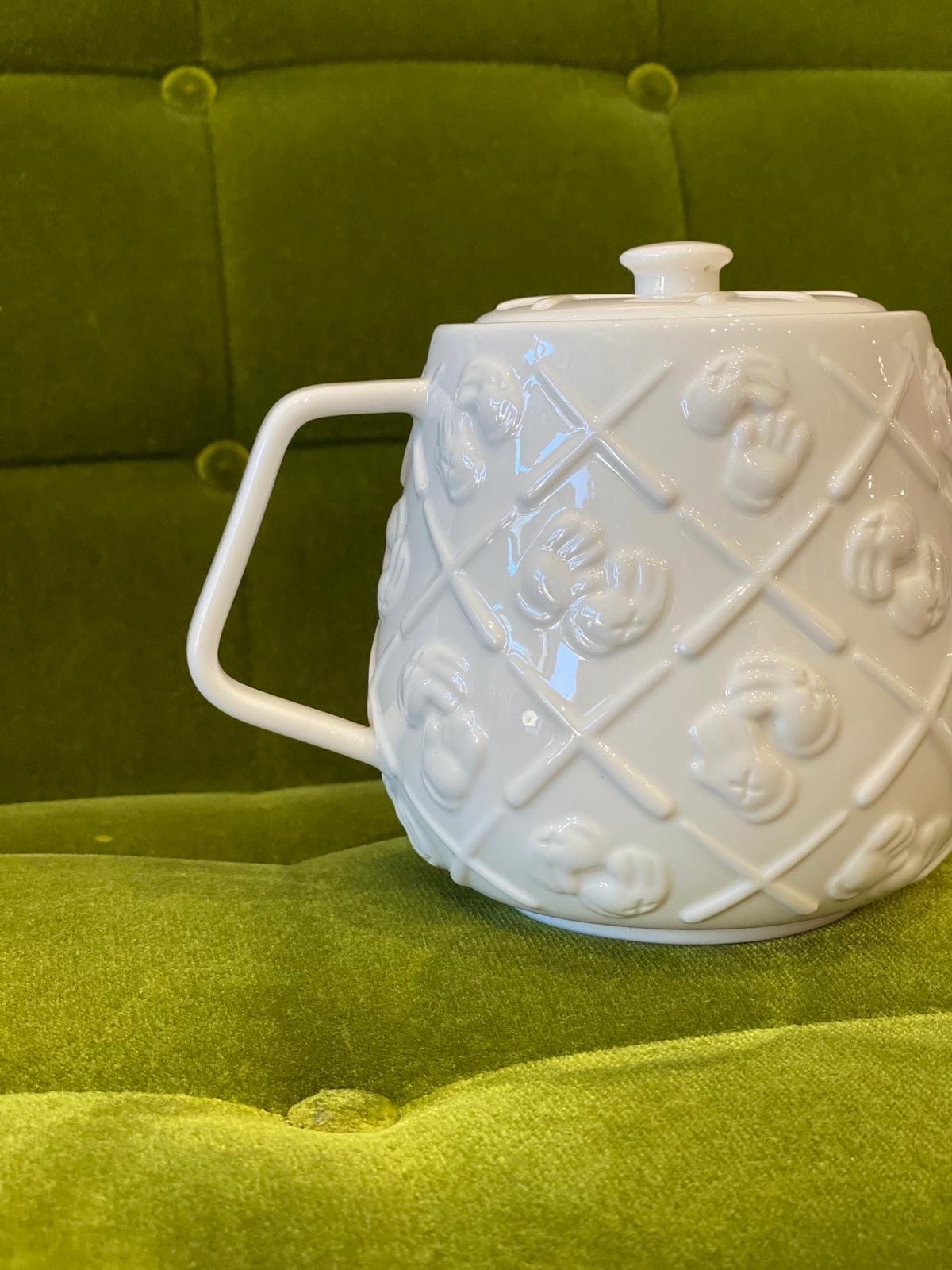 KAWS Ceramic Teapot white