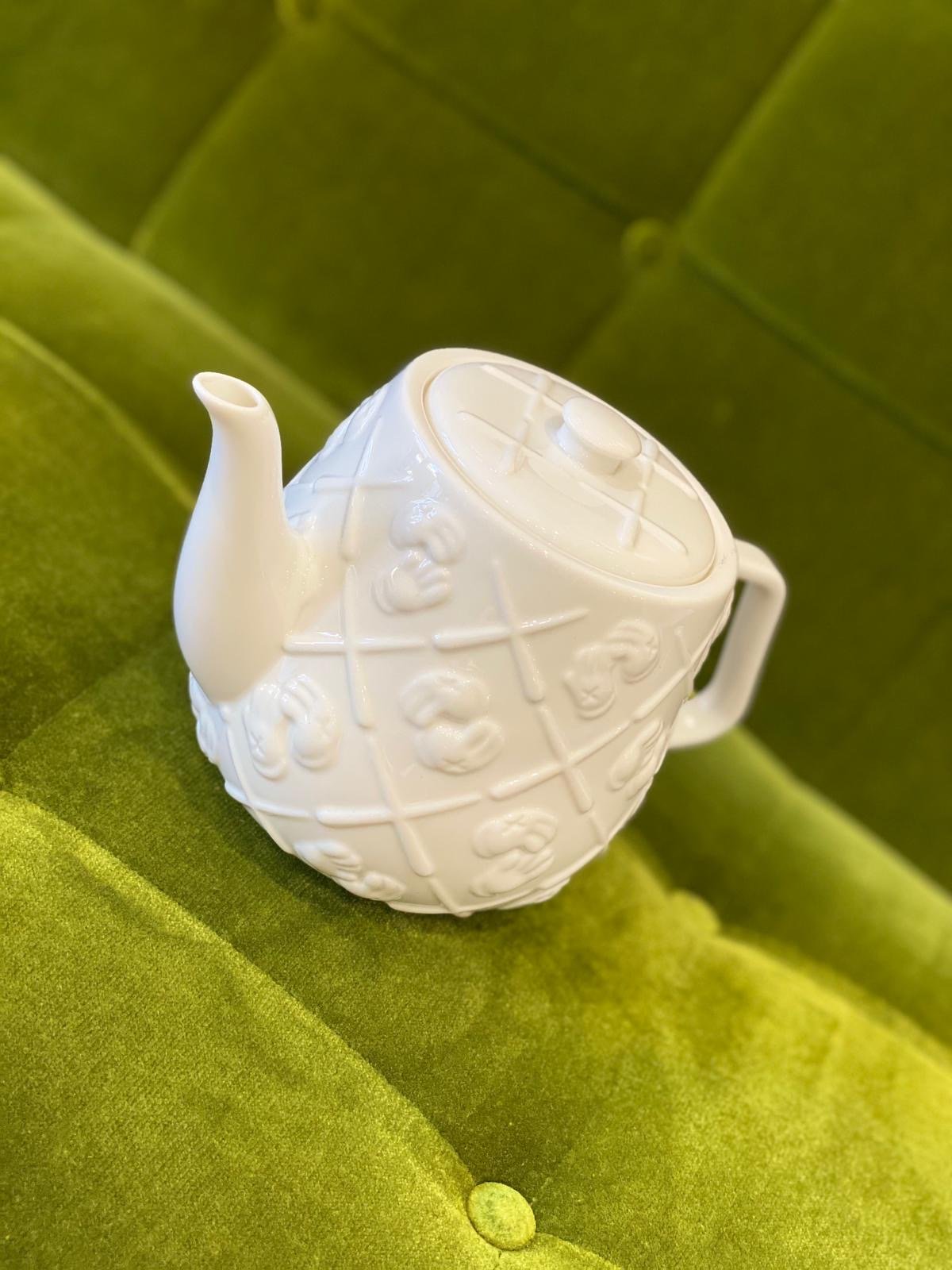 KAWS Ceramic Teapot white