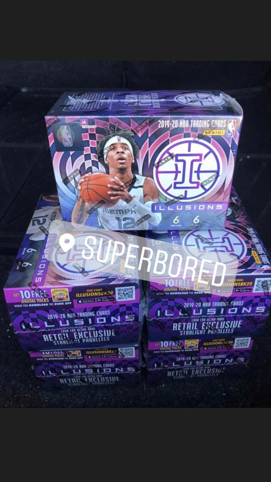2019-20 PANINI ILLUSIONS BASKETBALL Sealed unopened Blaster Box set