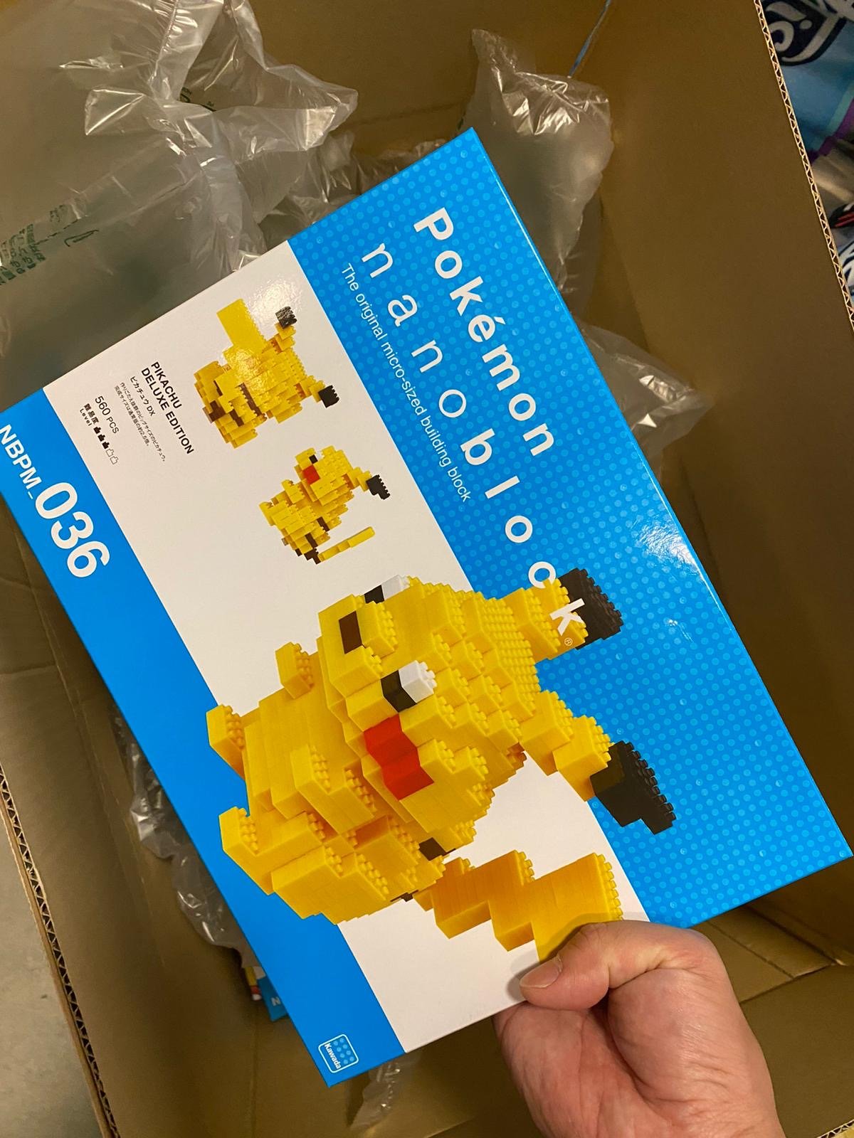 Pokemom Pikachu x Nanoblock Deluxe Edition