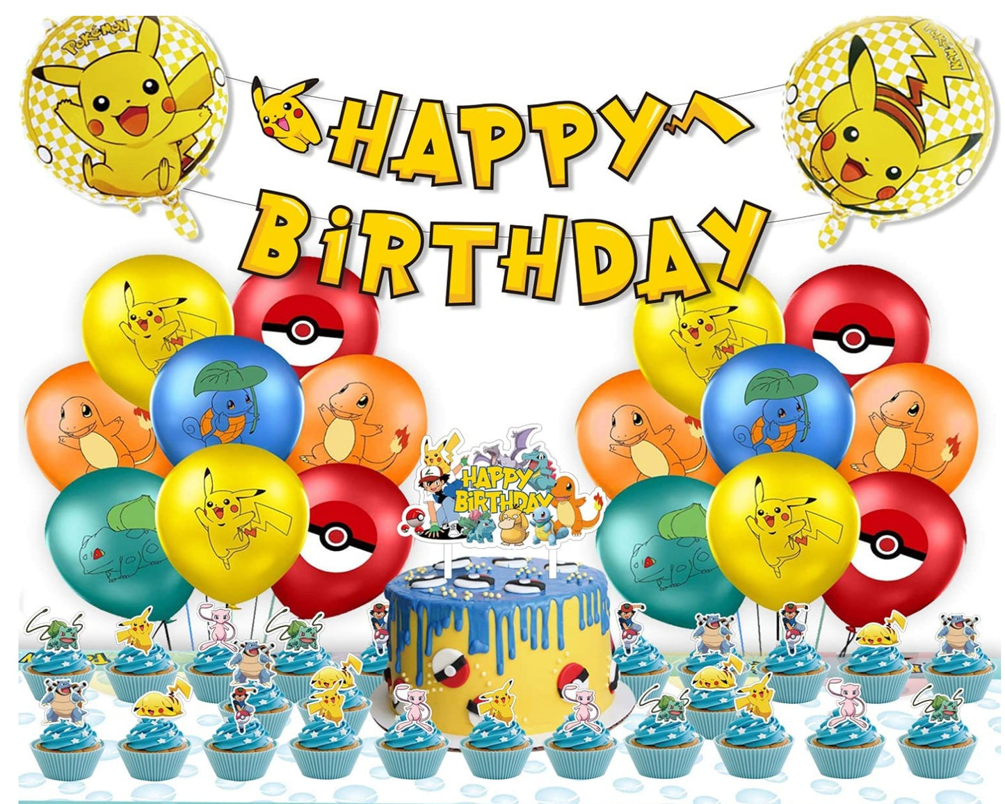 Pokemon Birthday Decoration Party Set