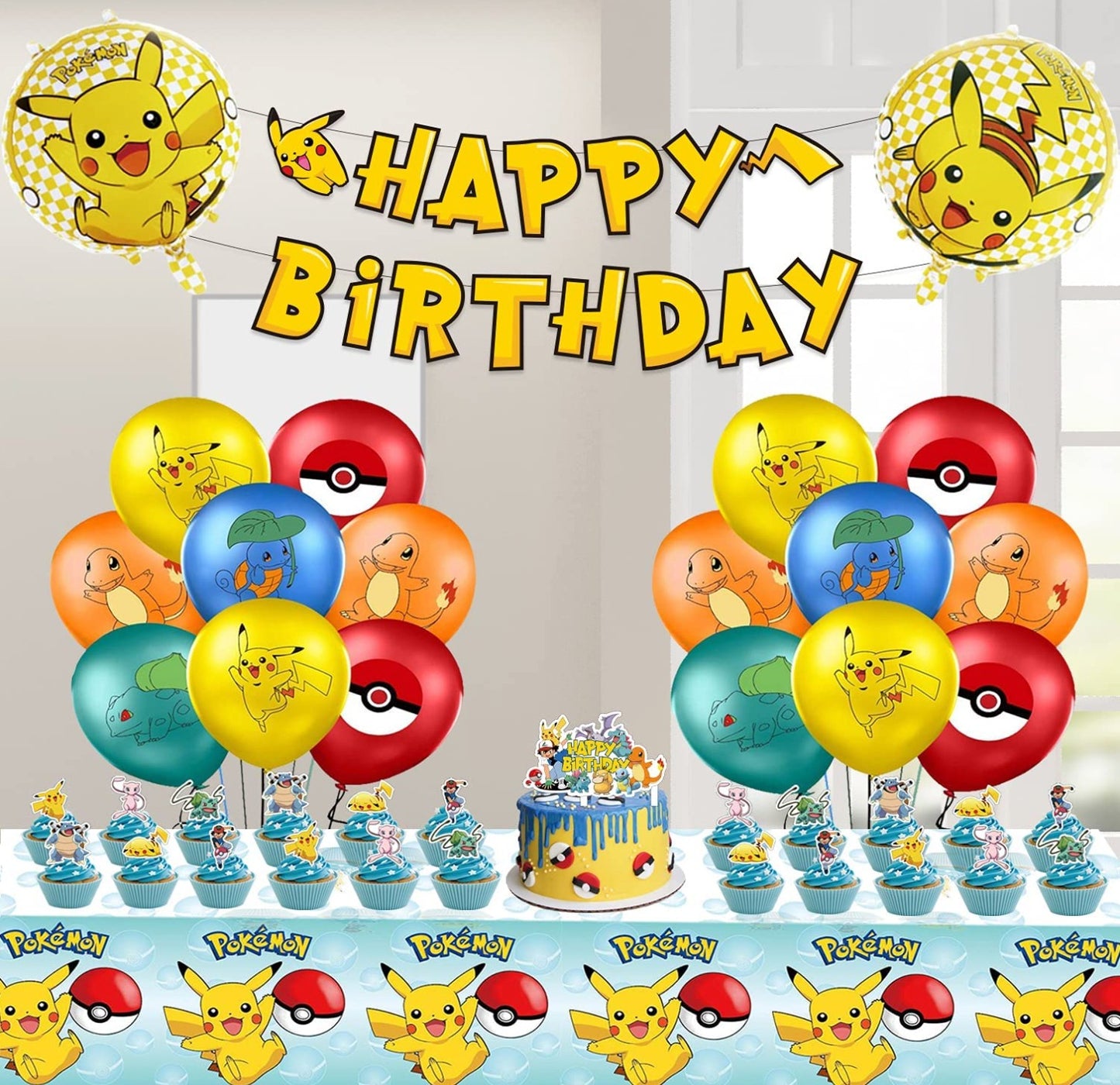 Pokemon Birthday Decoration Party Set