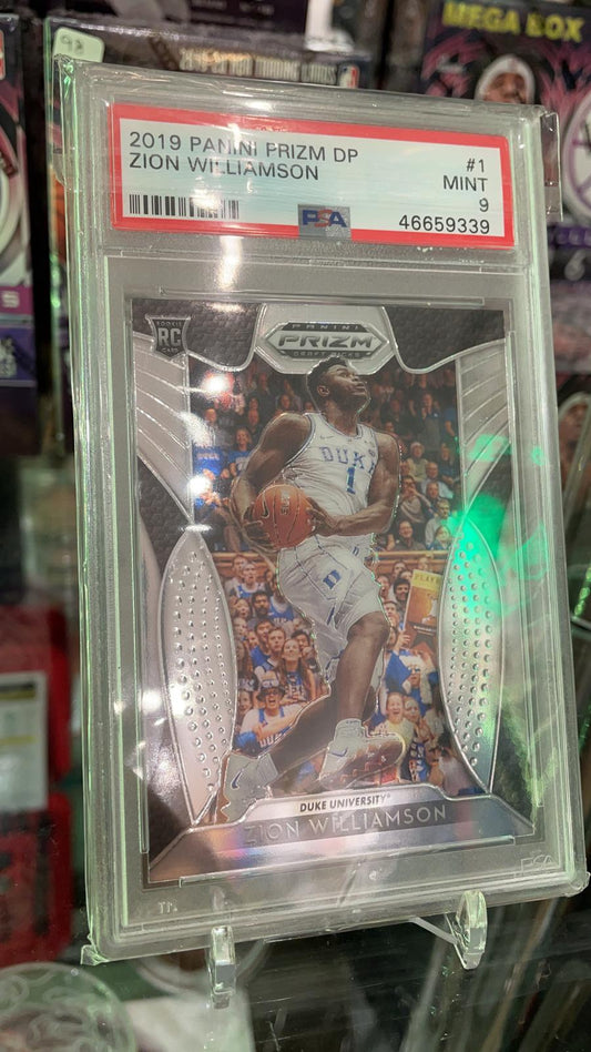 2019 Panini Prizm DP Zion Williamson- #1 Rookie PSA 9