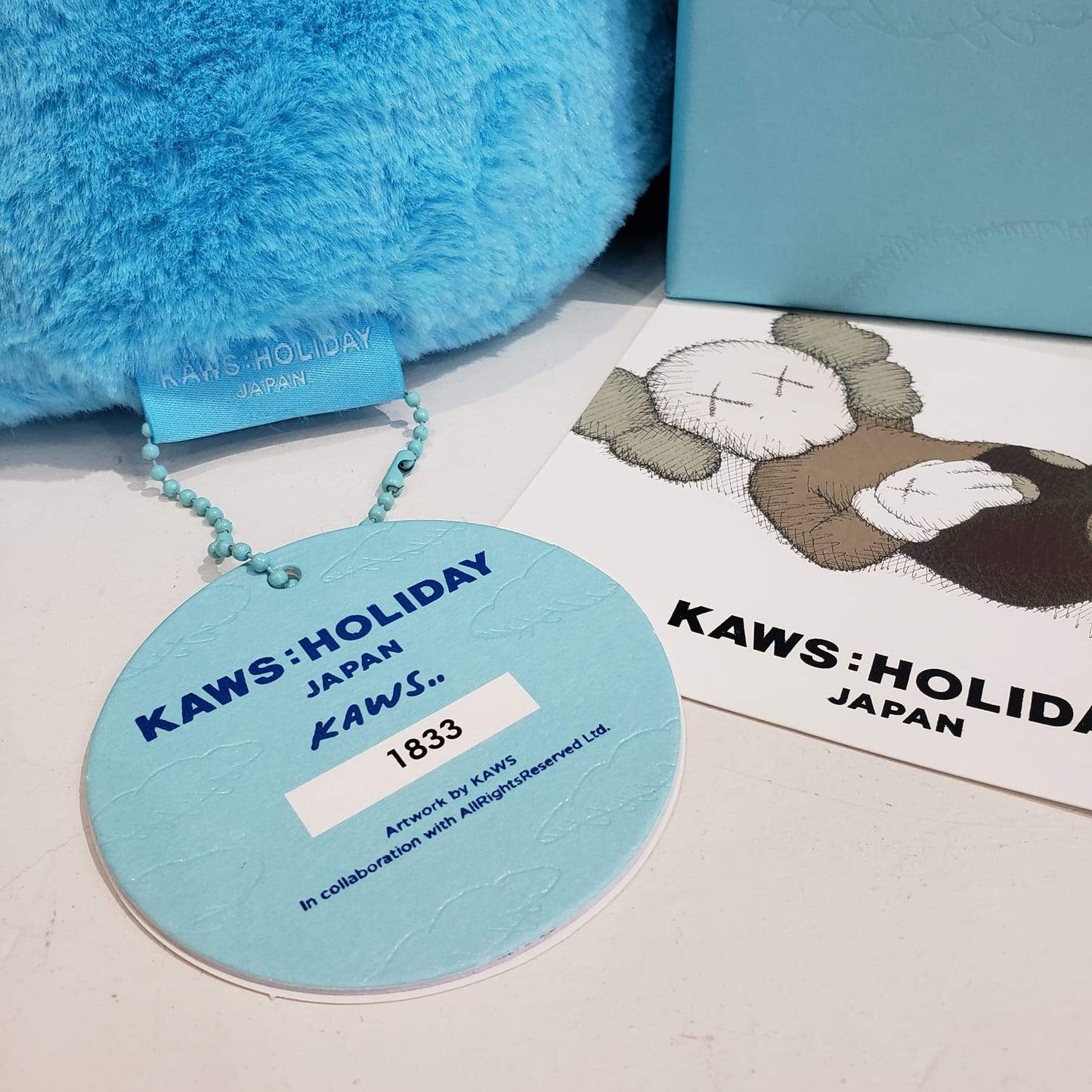KAWS : HOLIDAY JAPAN 8" Mount Fuji Plush (Blue)