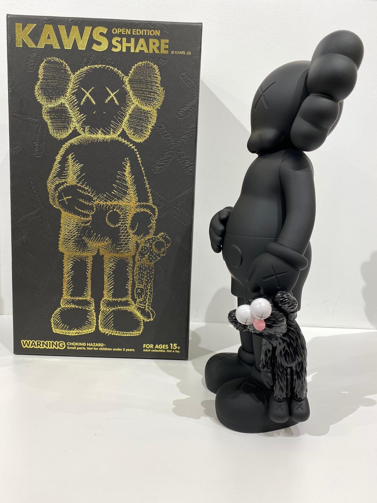 KAWS Share Vinyl Figure Black