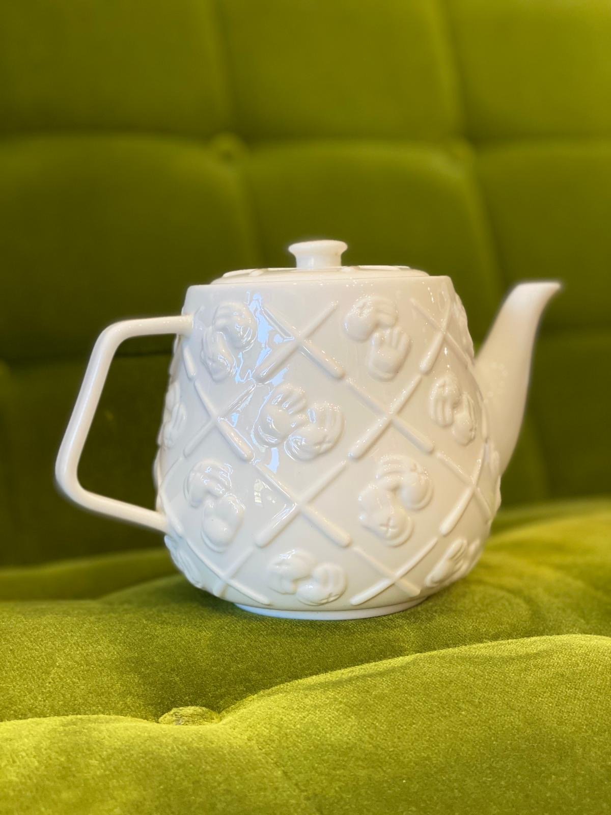 KAWS Ceramic Teapot white