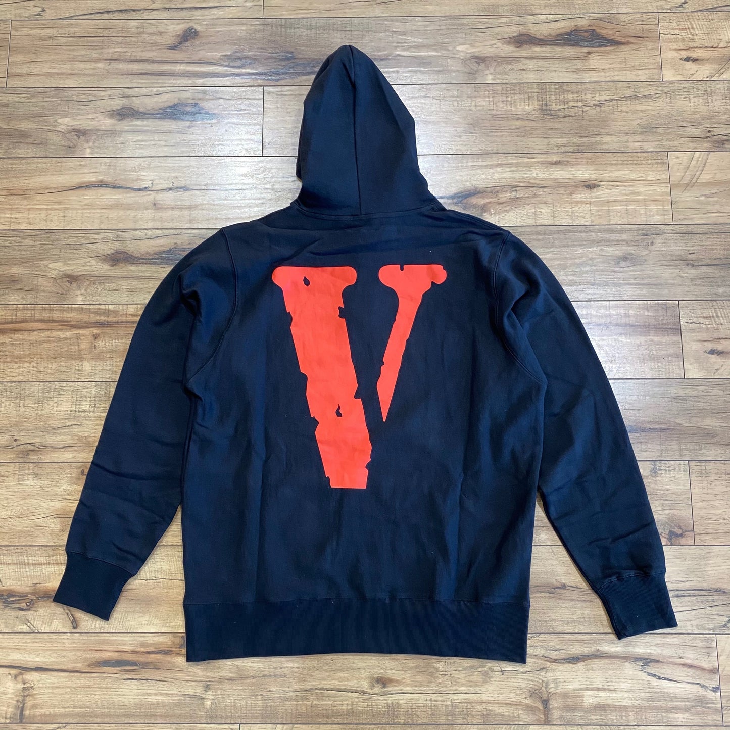 Vlone Red Logo Hoodie (Black)