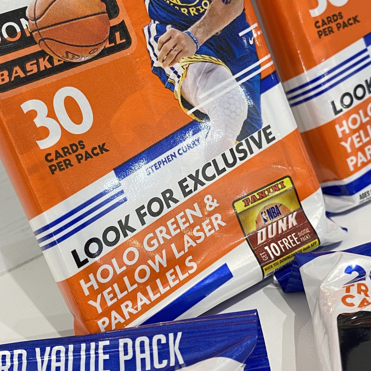 2020-21 Panini Donruss Basketball Cello Fat Pack 30 Cards
