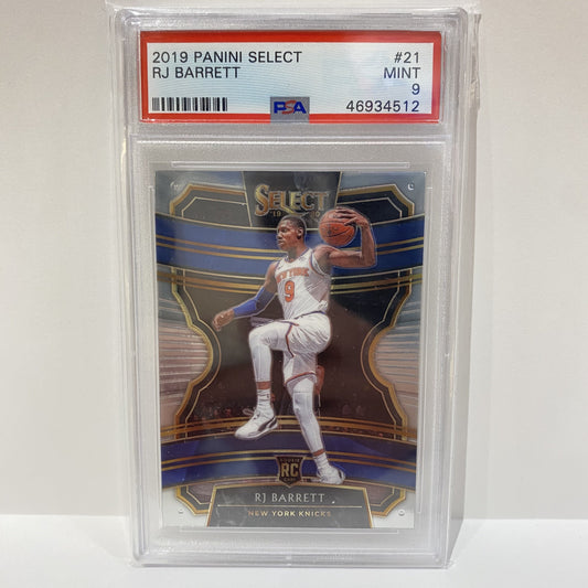 2019 Panini Select RJ Barrett #21 PSA 9