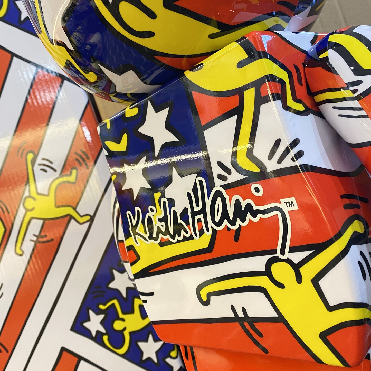 Be@rbrick Keith Haring DesignerCon 1000%