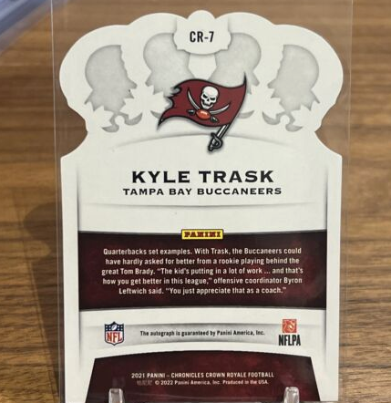 Kyle Trask 2021 Panini Chronicles Football Crown Royale Auto RC #CR-7 26/99 (Single)