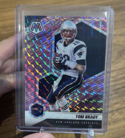 2021 Panini Mosaic #137 TOM BRADY Pink Mosaic Prizm Parallel /49 No Huddle SSP (Single)