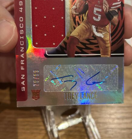 Trey Lance ROOKIE RPA - Illusions First Impressions Autographed Patch Auto /99 (Single)