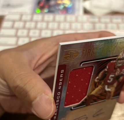 Trey Lance ROOKIE RPA - Illusions First Impressions Autographed Patch Auto /99 (Single)