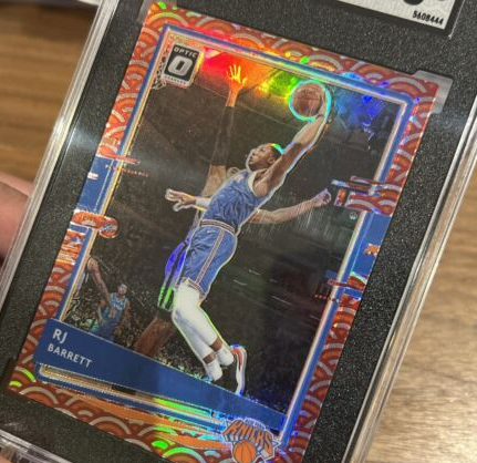 2020-21 Donruss Optic RJ Barrett Photon Prizm SP #62 Knicks SGC 9.5 💎 Rare (Single)