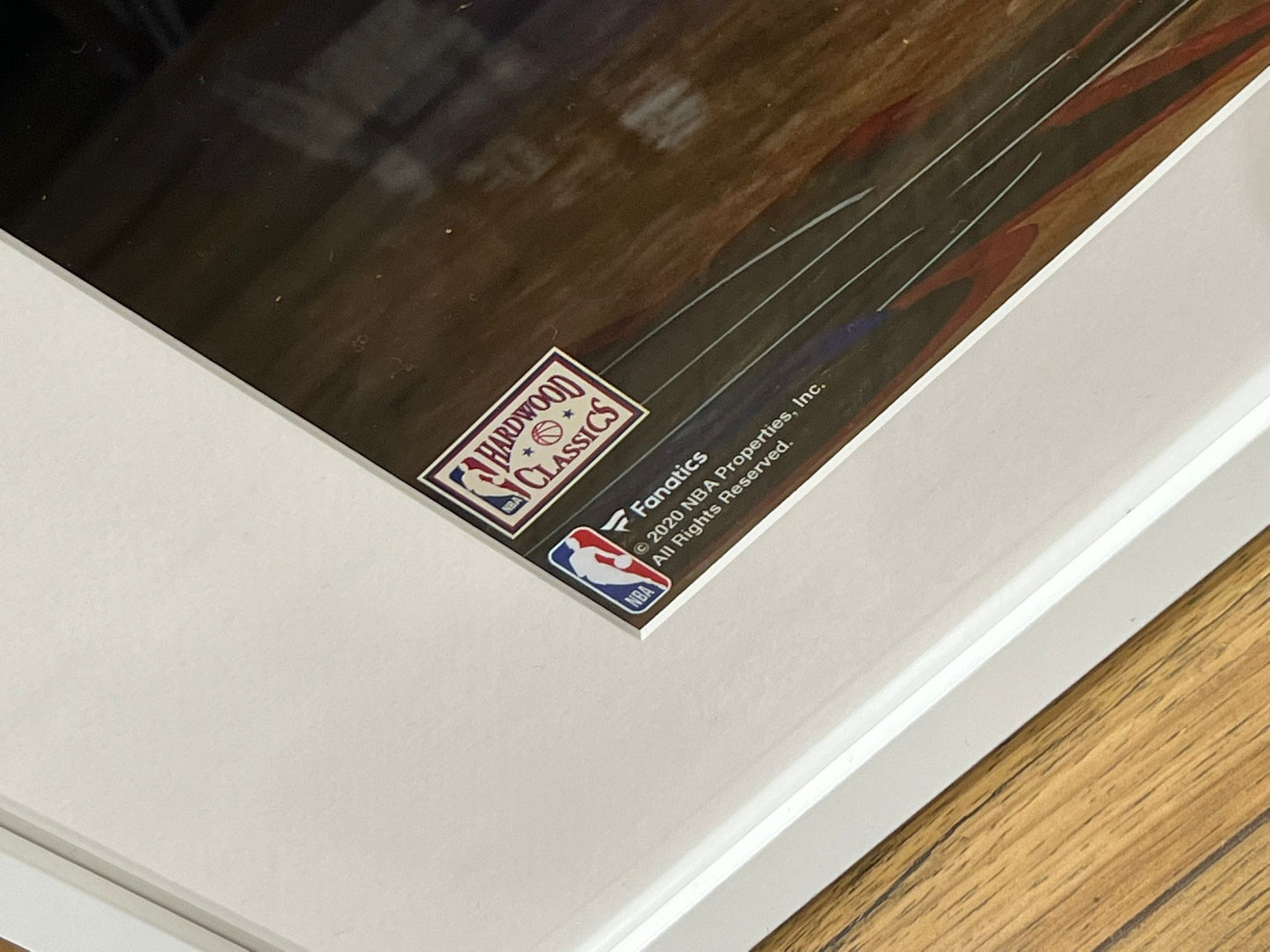 Iverson vs Kobe original photograph ( framed ) 20 x 24 inches