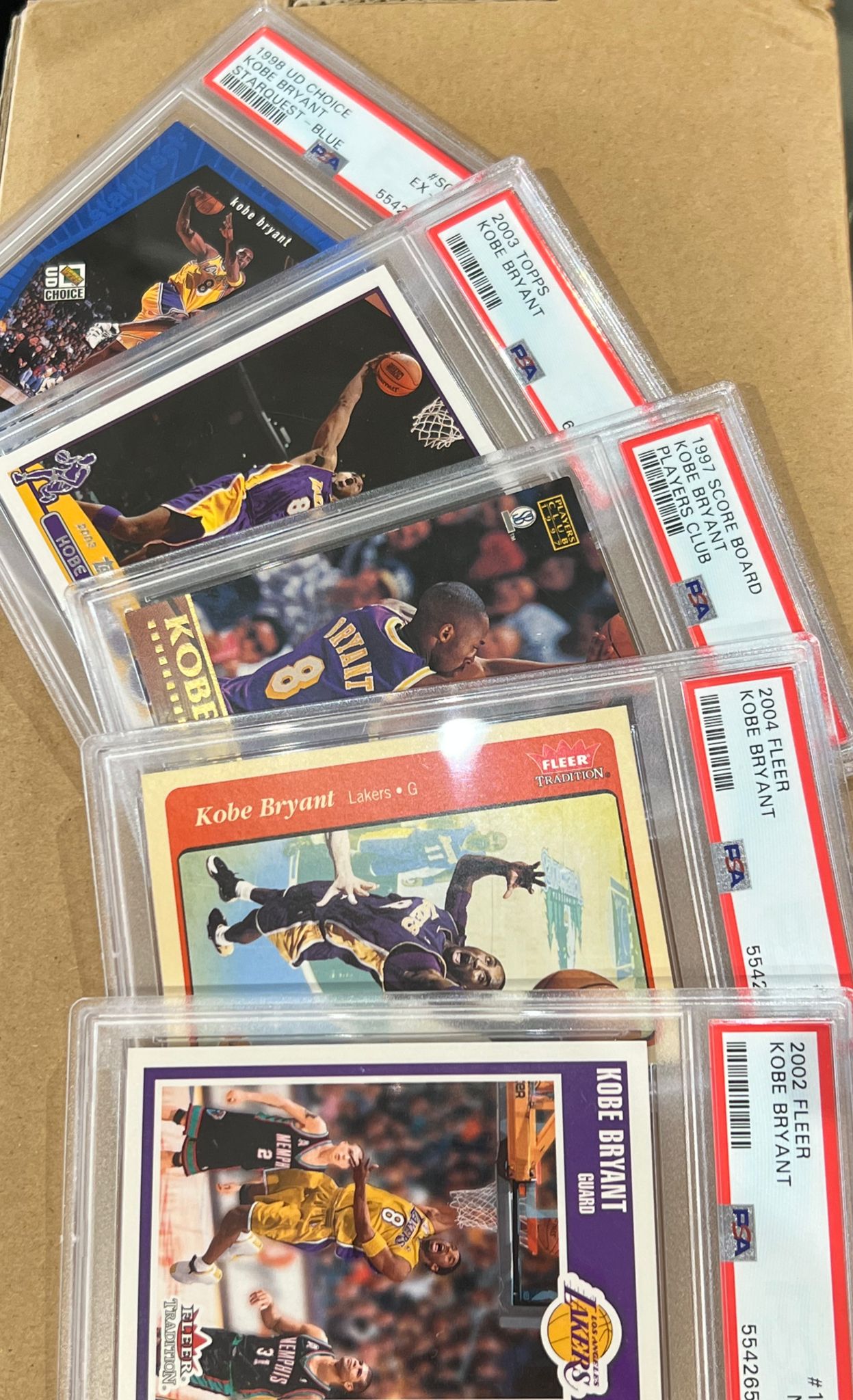 Kobe Bryant (1) Mystery Slab Combo ! $98