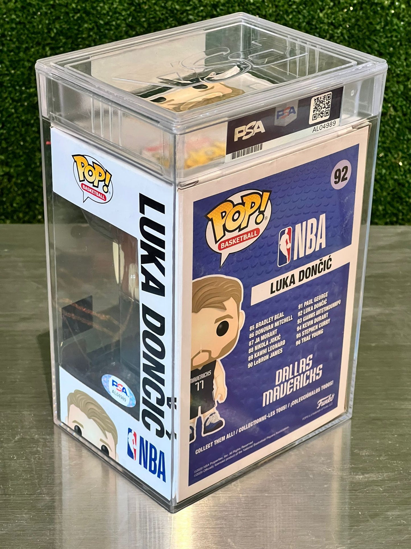 Luka Doncic PSA Authentic Autographed POP figure ( certified )