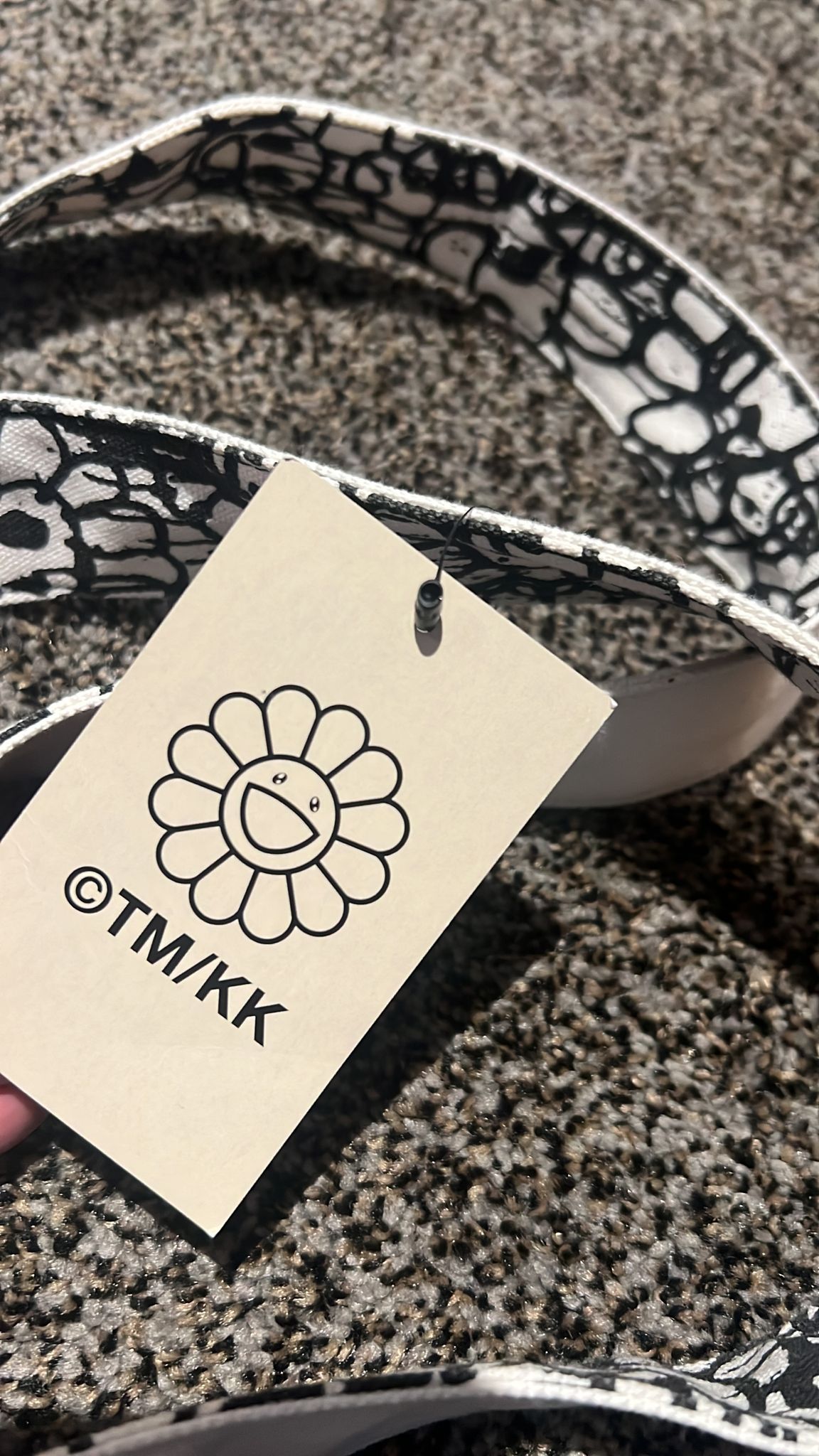 Takashi Murakami x Madsaki all over printed super size canvas bag with murakami Autograph ( 1 of 1 )