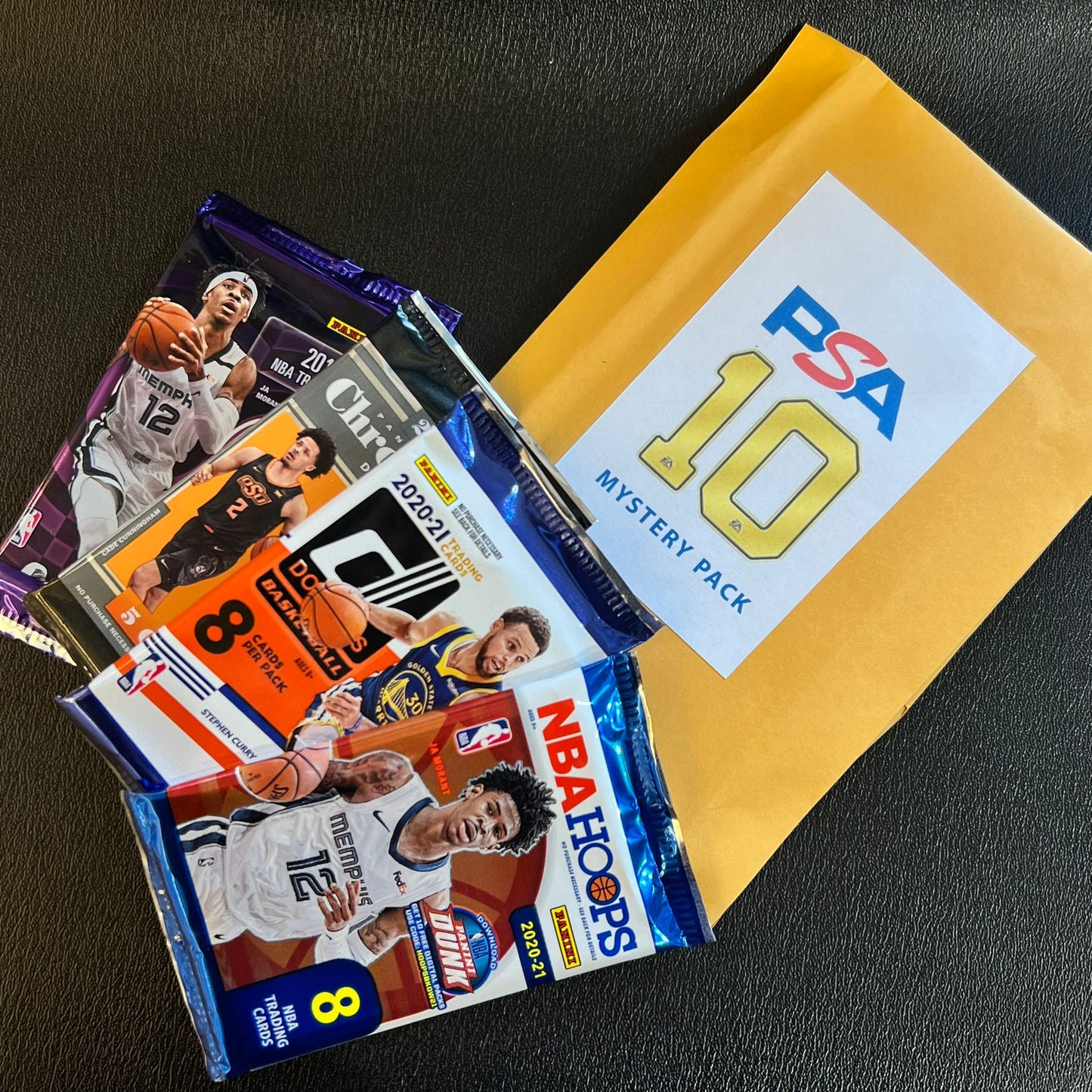 Mystery (PSA10) graded card x 1 + 4 packs of sealed NBA card pack ( Apr12 ) , 118.00
