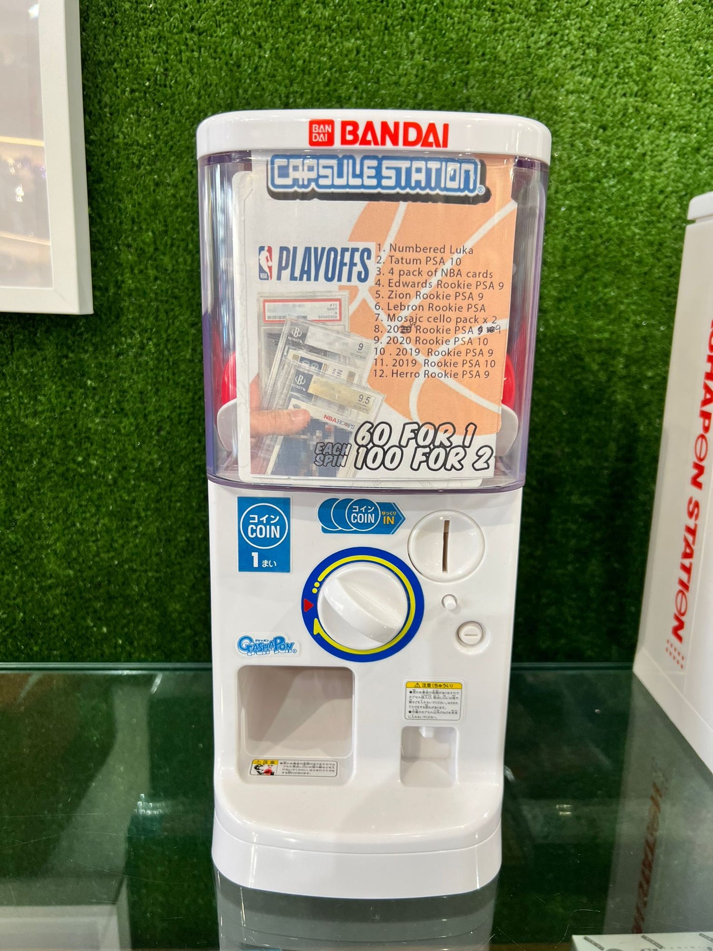 *NBA PlayOff Mystery card capsule station may6 , $60 / $100