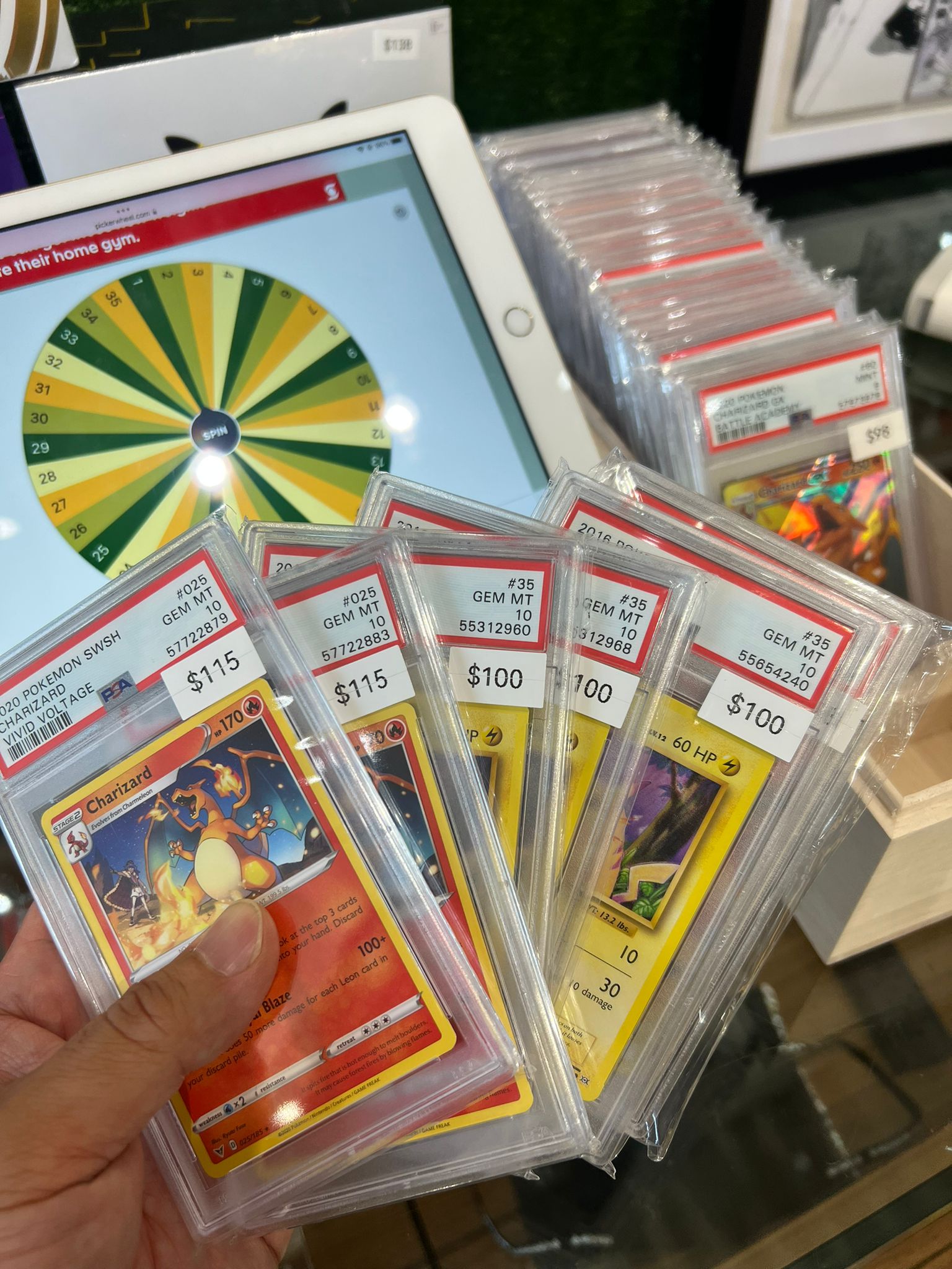 Pokmon PSA graded card lucky pull game Lazy Trading Cards Pokmon PSA graded card lucky pull game Lazy Trading Cards