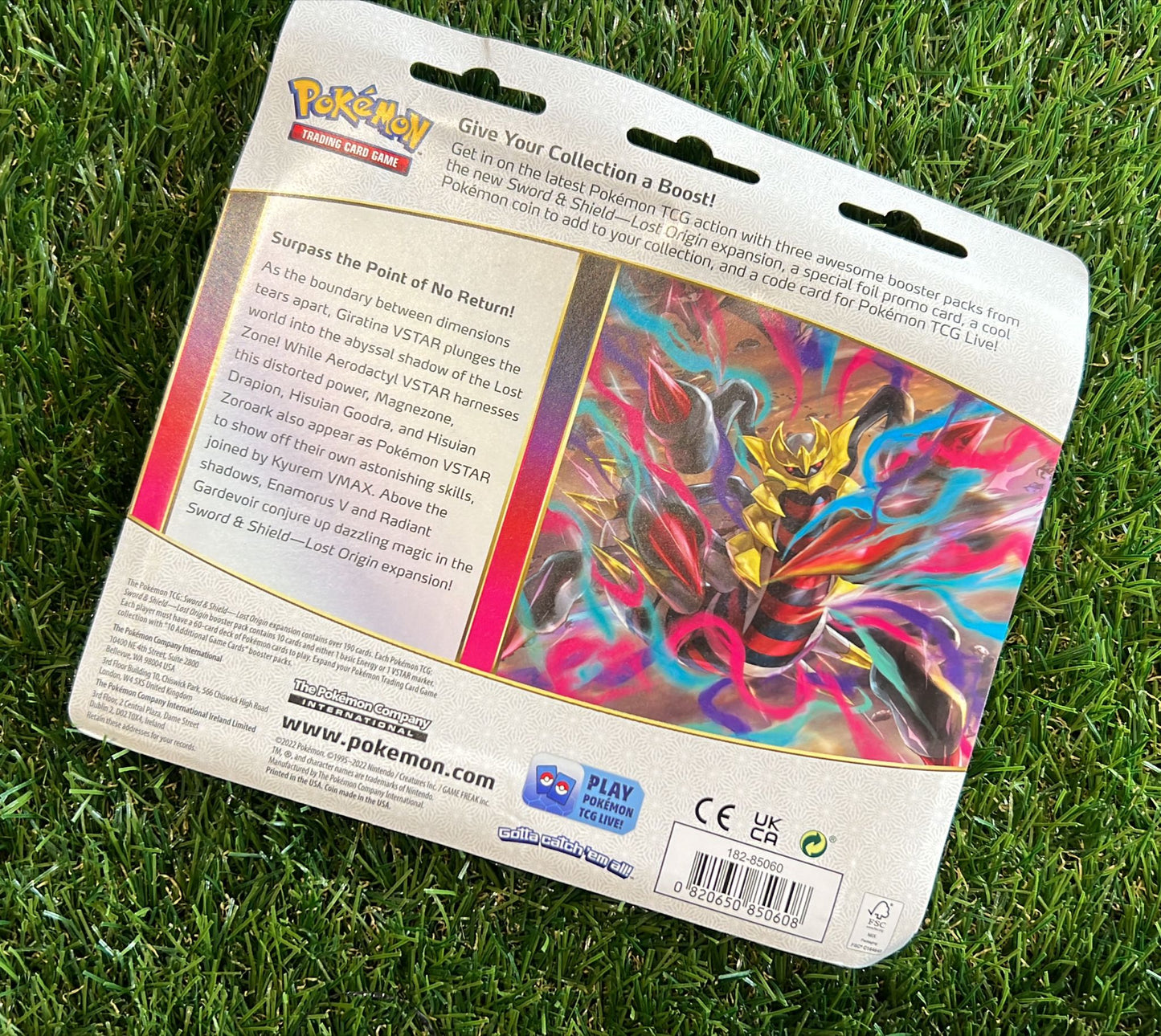 Pokemon Sword and Shield Lost Origin 3-Pack Blister-Regigigas - English Edition