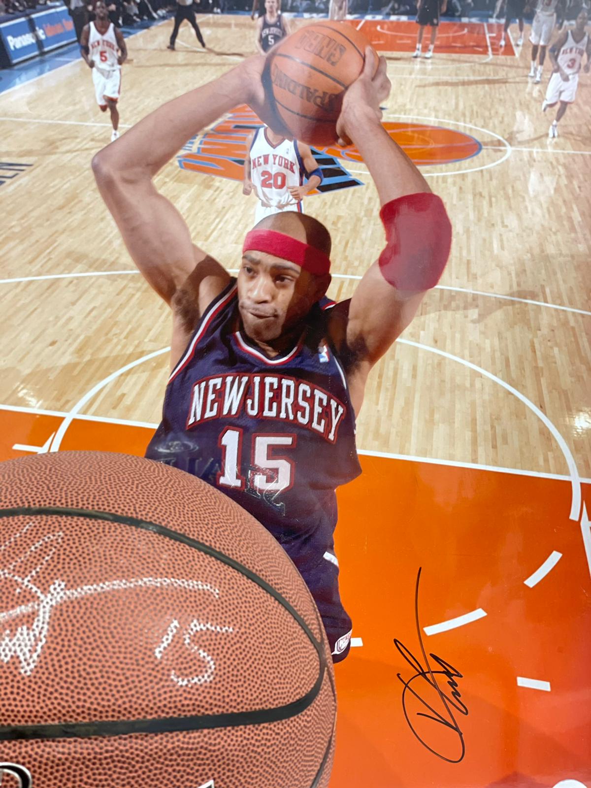 Vince Carter NBA Print Hologram & Certificate Basketball