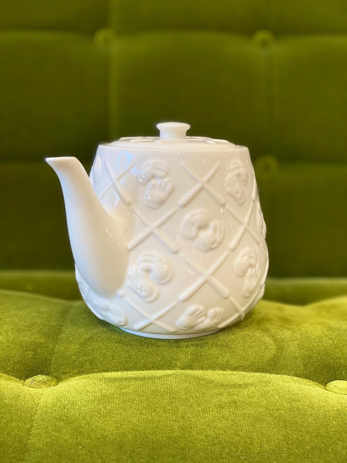 KAWS Ceramic Teapot white