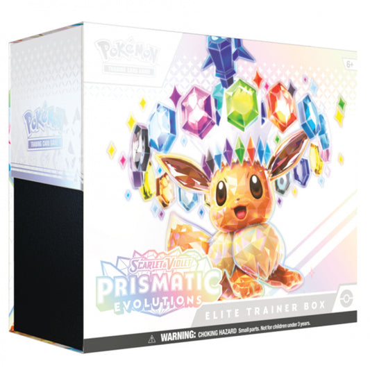Pokémon Scarlet & Violet Prismatic Evolutions Elite Trainer Box