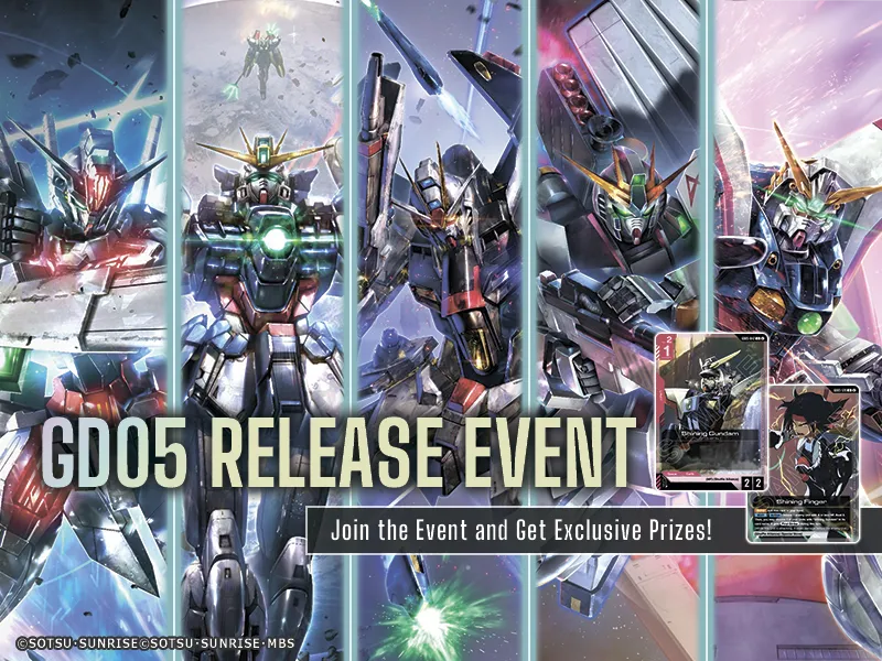 GUNDAM CARD GAME[GD05] Release Event July 24 2:30pm